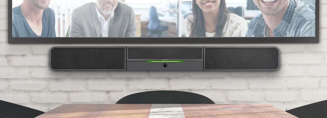 Soundbar UC-SB1-CAM, tu solución completa para videoconferencias