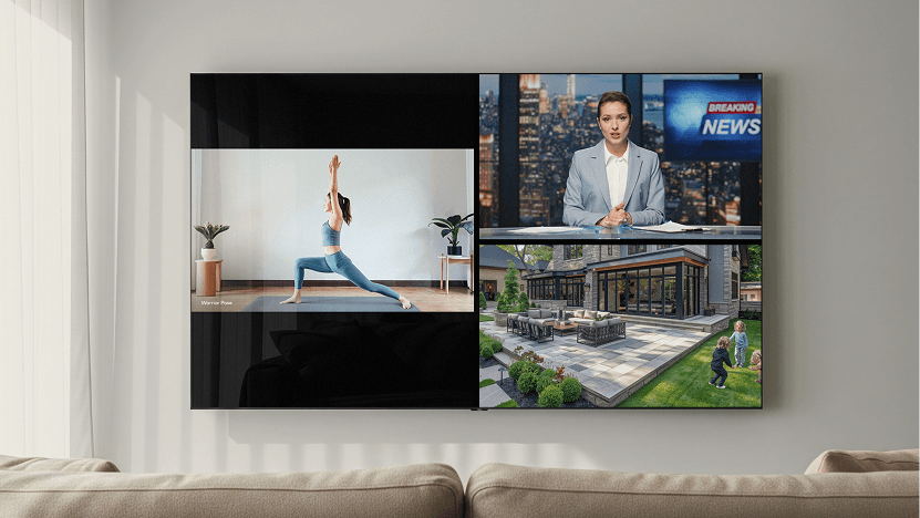 Crestron Home OS 4.12: Llega Multiview y la gestión multifuente total en pantalla